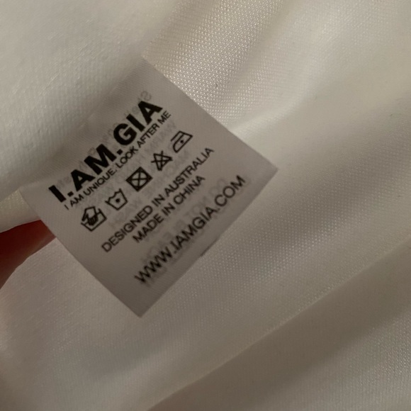 NWT I.AM.GAI Naomi Top White sz S - Picture 13 of 15